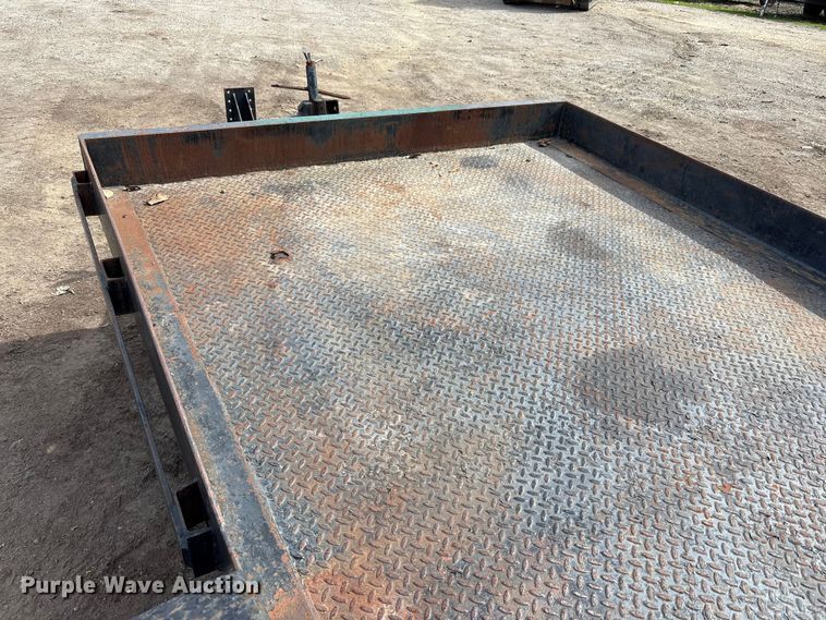 image for item EM6129 1990 Shop built tilt deck equipment trailer