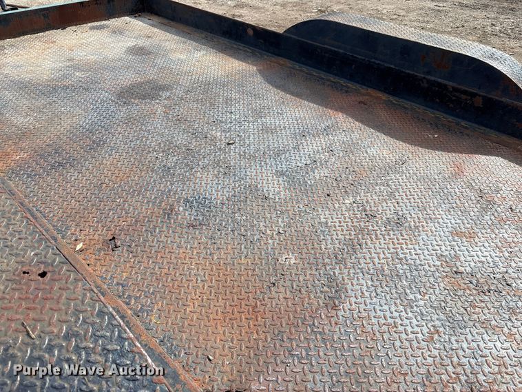 image for item EM6129 1990 Shop built tilt deck equipment trailer