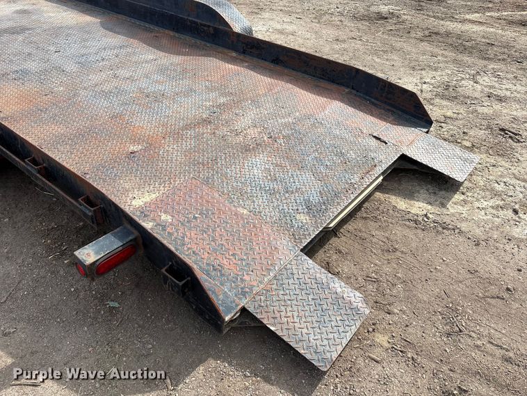 image for item EM6129 1990 Shop built tilt deck equipment trailer