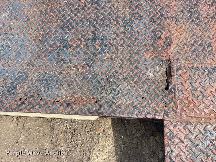 image for item EM6129 1990 Shop built tilt deck equipment trailer