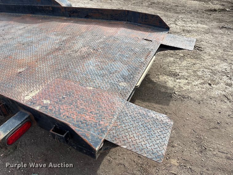 image for item EM6129 1990 Shop built tilt deck equipment trailer