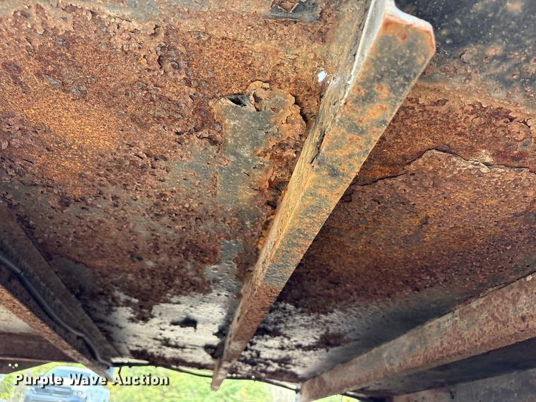 image for item EM6129 1990 Shop built tilt deck equipment trailer