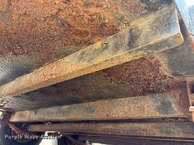 image for item EM6129 1990 Shop built tilt deck equipment trailer