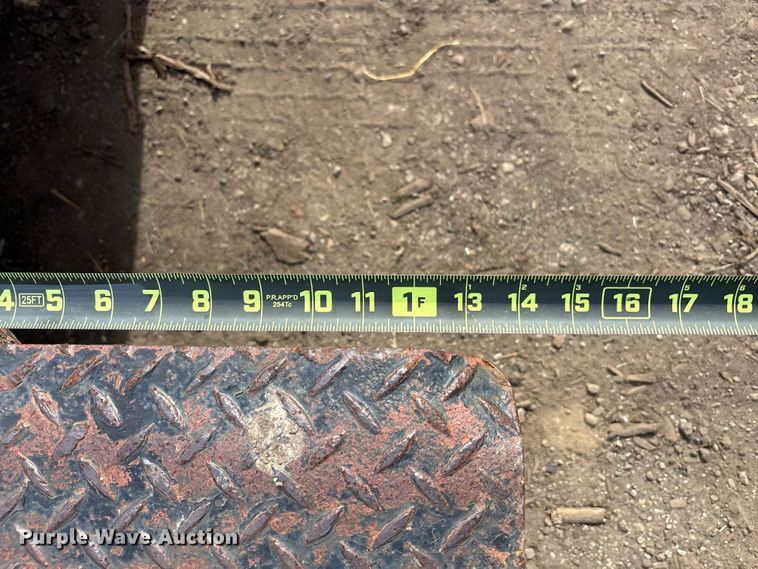 image for item EM6129 1990 Shop built tilt deck equipment trailer