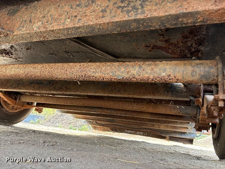 image for item EM6129 1990 Shop built tilt deck equipment trailer