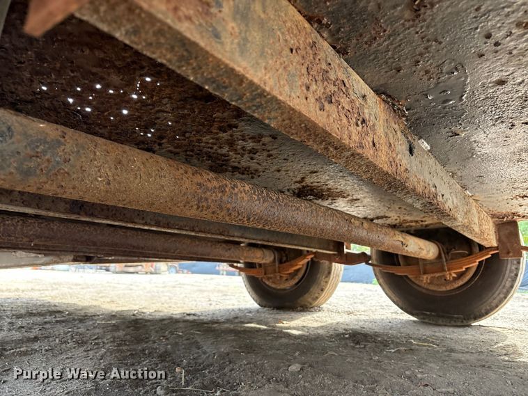 image for item EM6129 1990 Shop built tilt deck equipment trailer