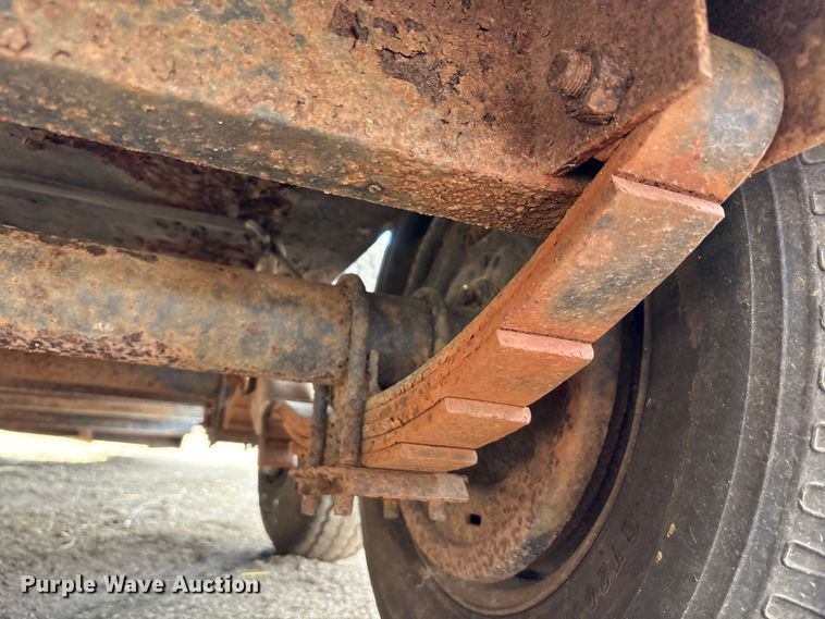 image for item EM6129 1990 Shop built tilt deck equipment trailer