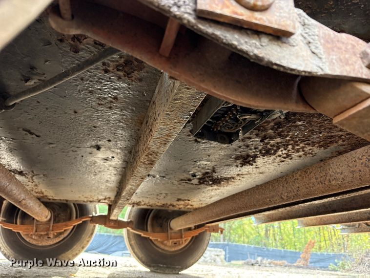 image for item EM6129 1990 Shop built tilt deck equipment trailer