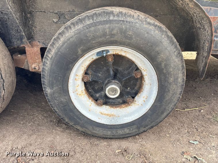 image for item EM6129 1990 Shop built tilt deck equipment trailer