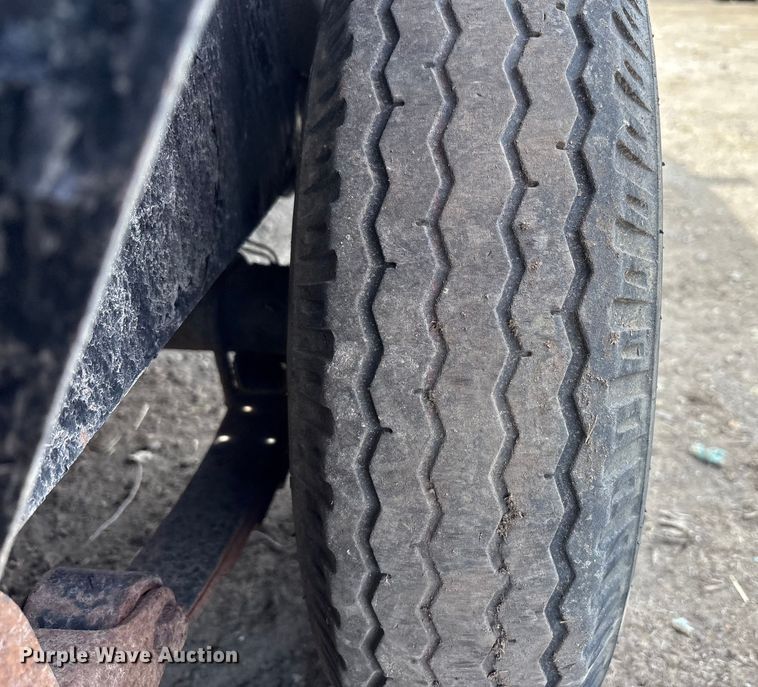 image for item EM6129 1990 Shop built tilt deck equipment trailer