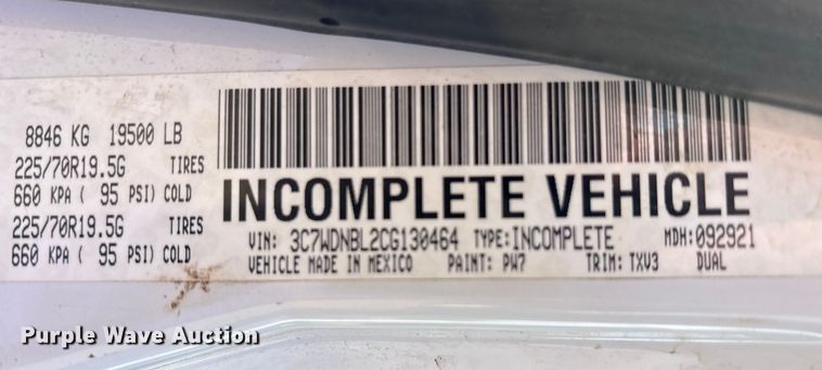 image for item EM6131 2012 Dodge Ram 5500 dump truck