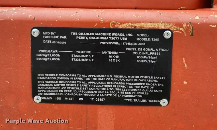 image for item EM8091 2009 Ditch Witch FX30 vacuum excavator