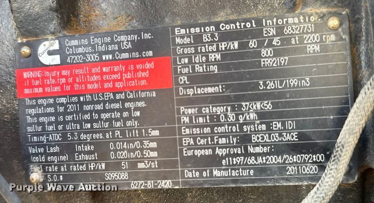 image for item EM8093 2012 Ditch Witch FX60 vacuum excavator