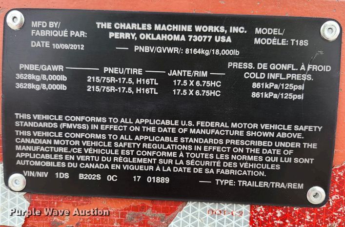 image for item EM8093 2012 Ditch Witch FX60 vacuum excavator