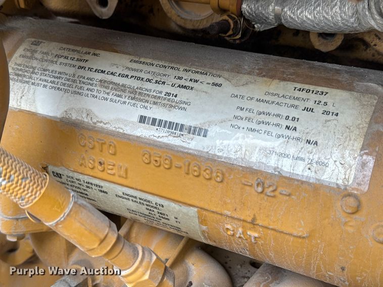 image for item EM8414 2015 Caterpillar 980M wheel loader