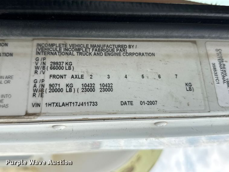 image for item EM8417 2007 International PayStar 5500i ready mix truck