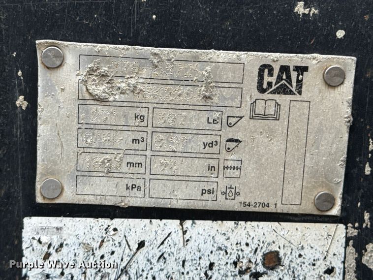 image for item EM8419 2014 Caterpillar 262D skid steer loader