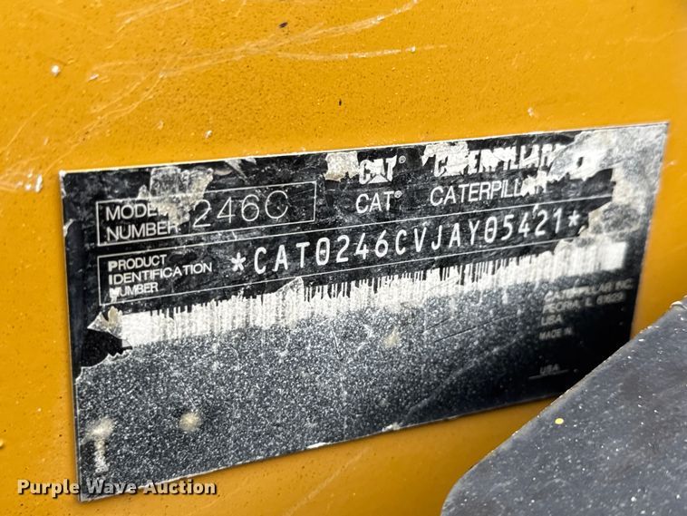 image for item EM8420 2011 Caterpillar 246C skid steer loader