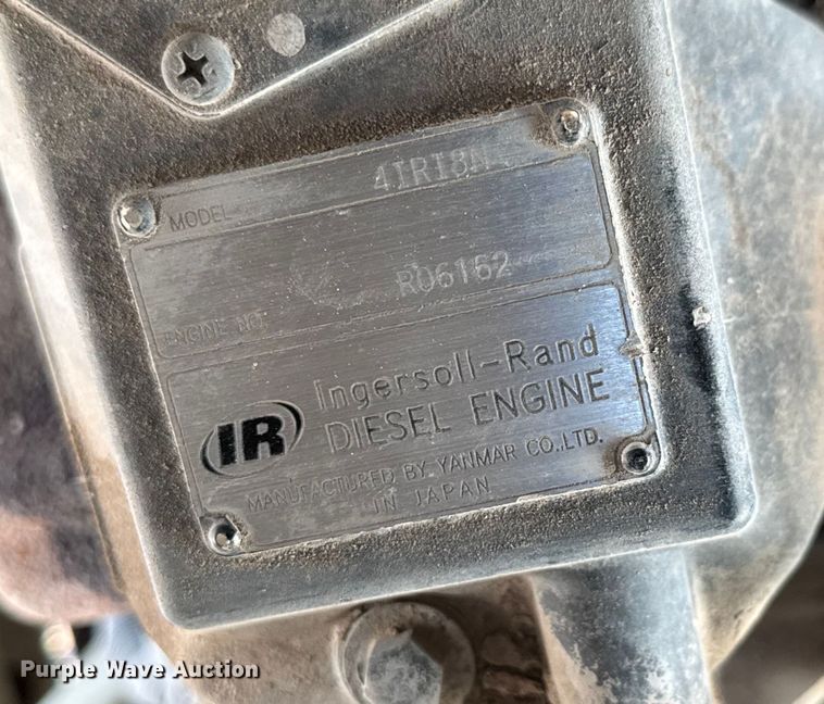 image for item EM8426 2007 Ingersoll Rand P185WIR air compressor