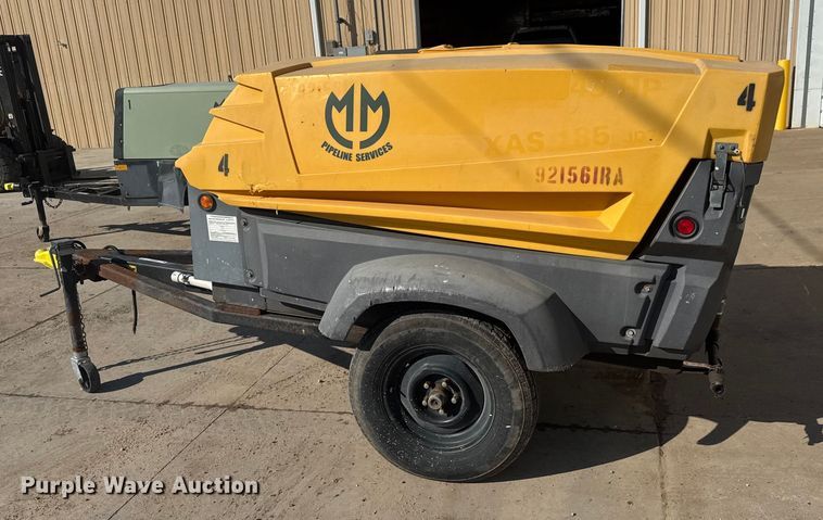 image for item EM8434 2012 Atlas Copco XAS 185 JD RSC air compressor