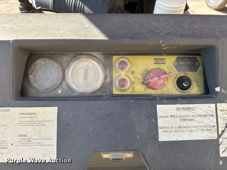 image for item EM8434 2012 Atlas Copco XAS 185 JD RSC air compressor