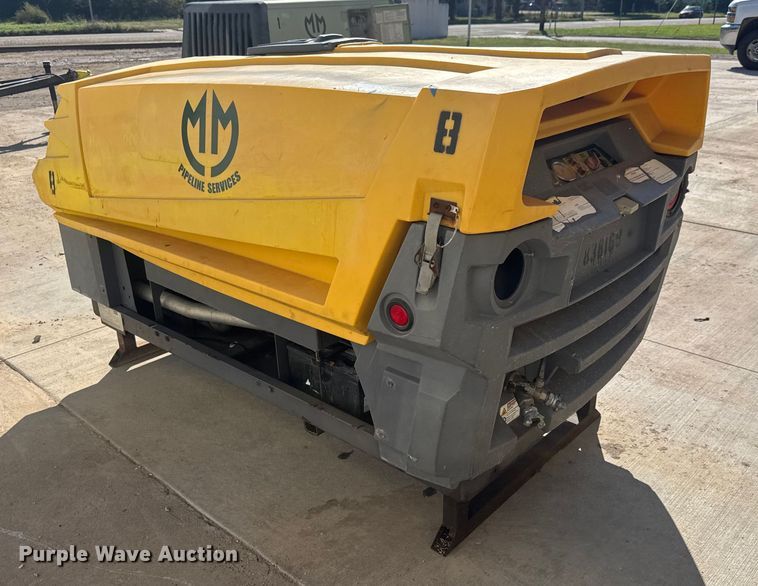 image for item EM8436 2010 Atlas Copco XAS 185 JD RSC air compressor