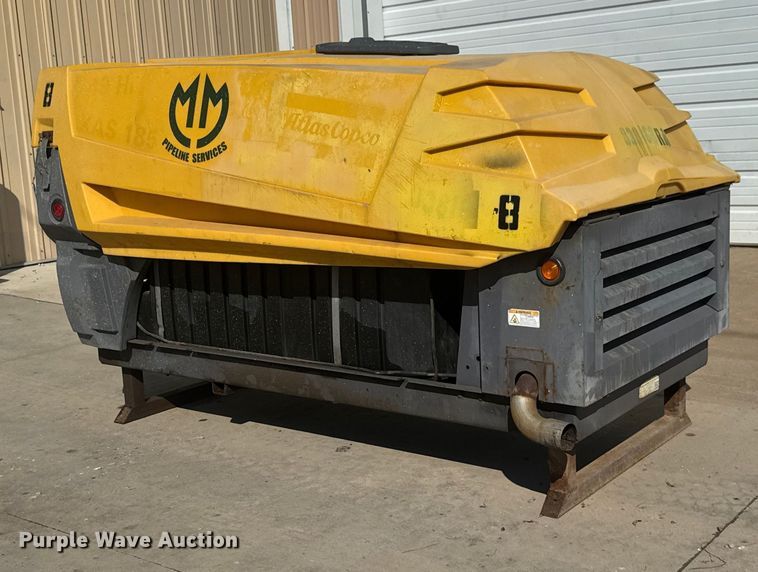 image for item EM8436 2010 Atlas Copco XAS 185 JD RSC air compressor