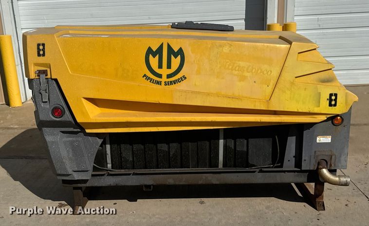 image for item EM8436 2010 Atlas Copco XAS 185 JD RSC air compressor