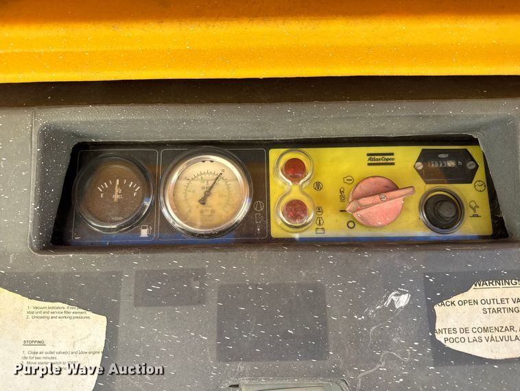 image for item EM8436 2010 Atlas Copco XAS 185 JD RSC air compressor