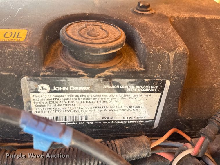 image for item EM8436 2010 Atlas Copco XAS 185 JD RSC air compressor