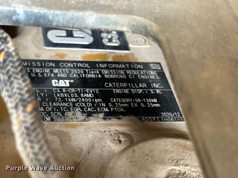 image for item EN0550 2021 Caterpillar 299D3 tracked skid steer loader