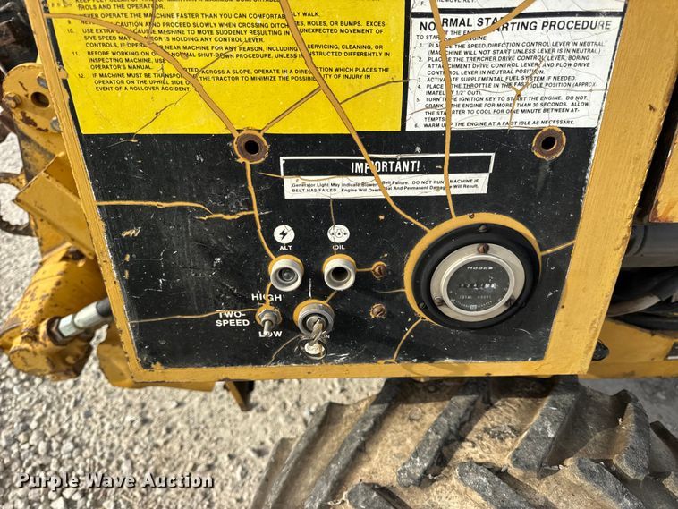 image for item EN0552 1988 Vermeer LM35 trencher