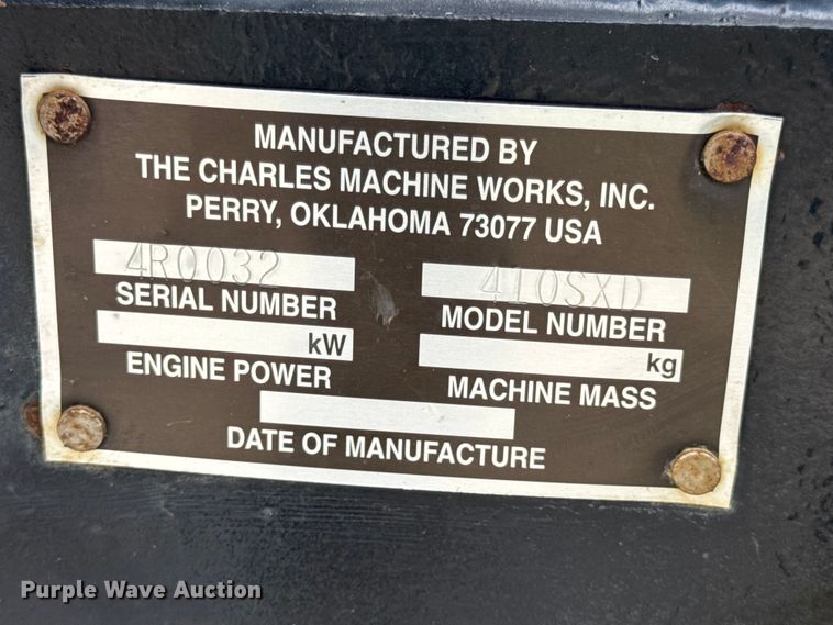 image for item EN0553 1998 Ditch Witch 410 SX trencher