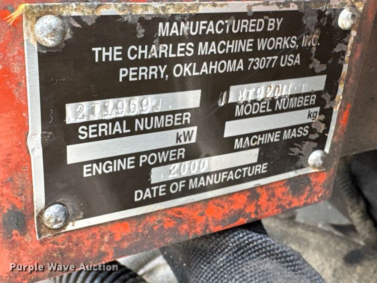 image for item EN0556 2000 Ditch Witch JT920L directional boring unit