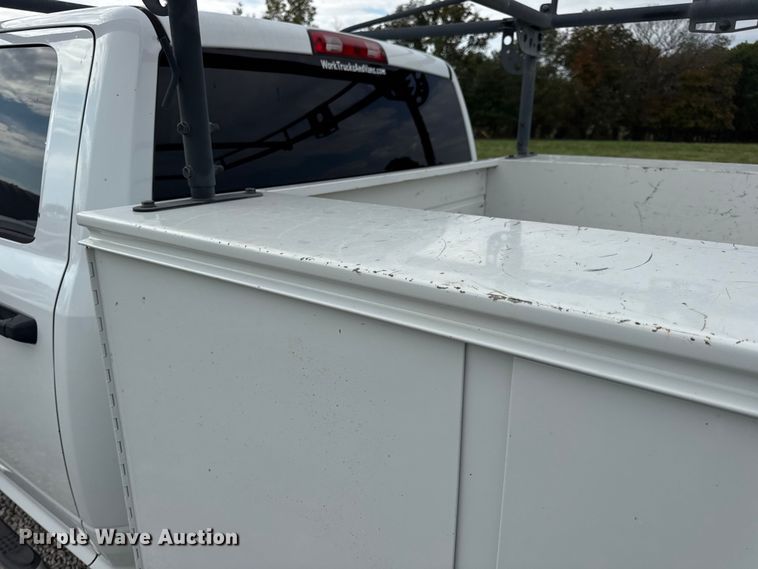 image for item EN0559 2015 RAM 2500 Crew Cab utility bed pickup truck