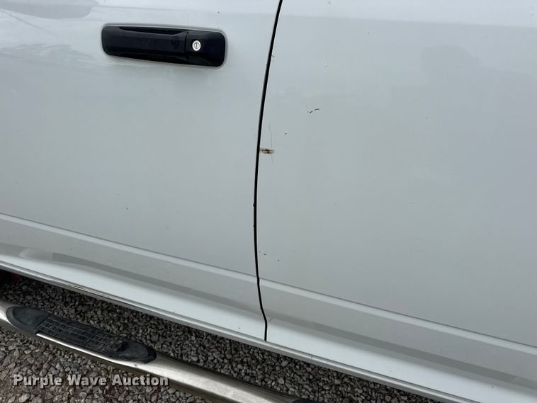 image for item EN0559 2015 RAM 2500 Crew Cab utility bed pickup truck