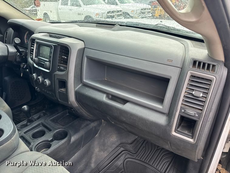 image for item EN0559 2015 RAM 2500 Crew Cab utility bed pickup truck