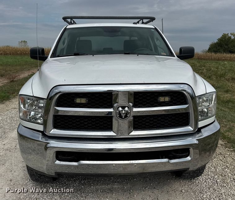 image for item EN0560 2017 RAM 2500 Crew Cab utility bed pickup truck