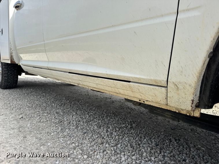 image for item EN0560 2017 RAM 2500 Crew Cab utility bed pickup truck