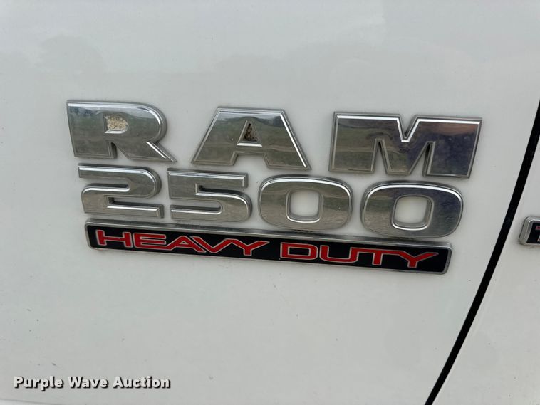 image for item EN0560 2017 RAM 2500 Crew Cab utility bed pickup truck