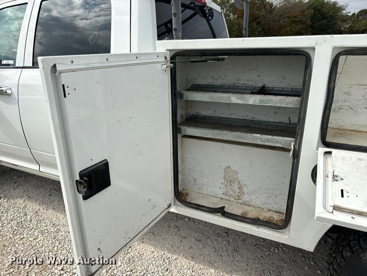 image for item EN0560 2017 RAM 2500 Crew Cab utility bed pickup truck