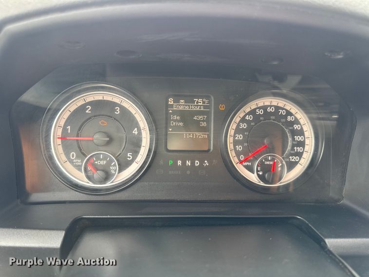 image for item EN0560 2017 RAM 2500 Crew Cab utility bed pickup truck