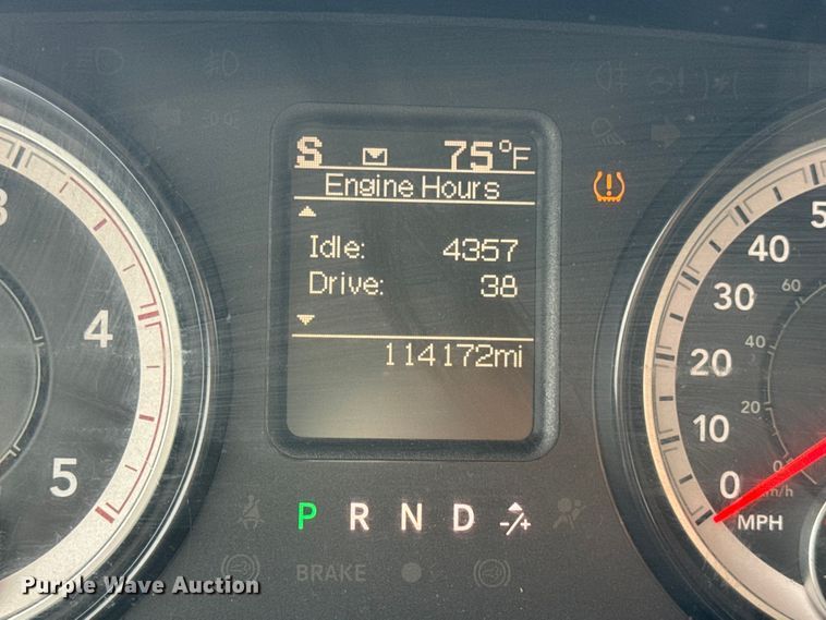 image for item EN0560 2017 RAM 2500 Crew Cab utility bed pickup truck