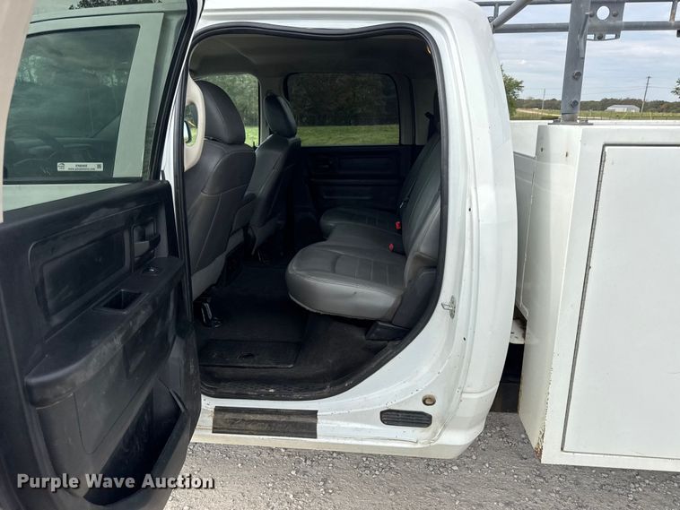 image for item EN0560 2017 RAM 2500 Crew Cab utility bed pickup truck