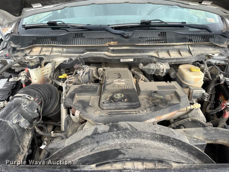 image for item EN0560 2017 RAM 2500 Crew Cab utility bed pickup truck