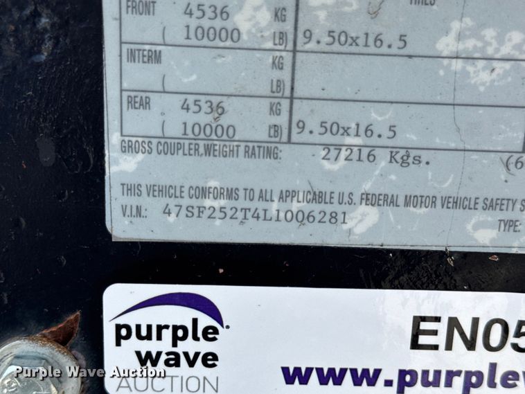 image for item EN0561 1991 Redi Haul Trailers equipment trailer