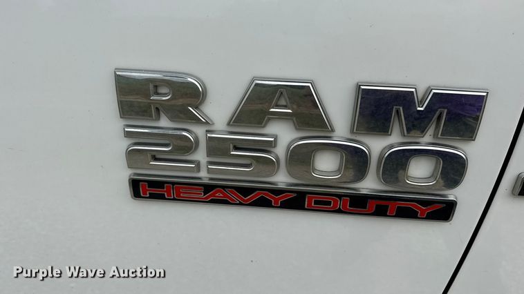 image for item EN0563 2016 RAM 2500 Crew Cab utility bed pickup truck