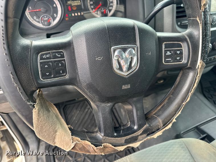 image for item EN0563 2016 RAM 2500 Crew Cab utility bed pickup truck