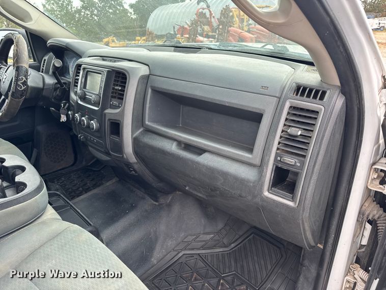 image for item EN0563 2016 RAM 2500 Crew Cab utility bed pickup truck