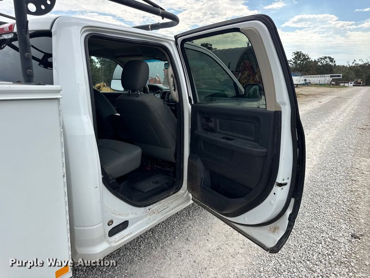 image for item EN0563 2016 RAM 2500 Crew Cab utility bed pickup truck